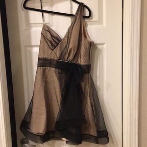 ABS Allen Schwartz Black and Tan dress size 12